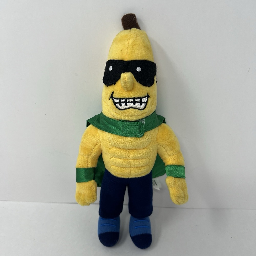 Savannah Bananas Split Plush 9 Inch Yellow Mascot Factory Cape Rare